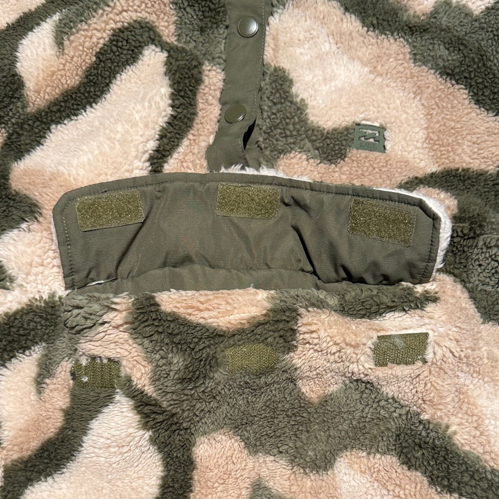 Billabong Switchback Pullover Jacket - Army Camo … - image 8